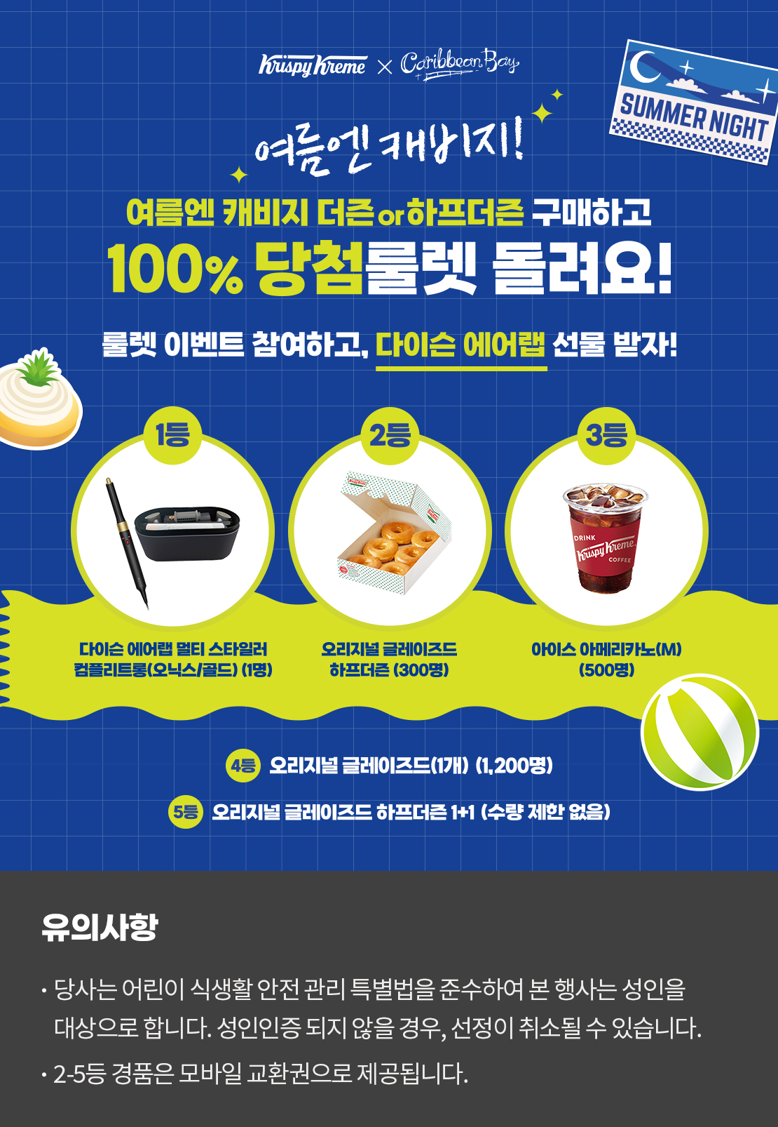 여름엔 캐비지! 100% 당첨 룰렛 이벤트