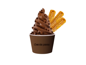 초콜릿 아이스크림 츄러스